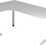 HAMMERBACHER Schreibtisch VFS82/5/S lichtgrau