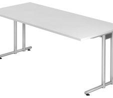 HAMMERBACHER Schreibtisch VNS19/W/S weiß