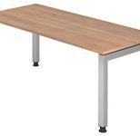 HAMMERBACHER höhenverstellbarer Schreibtisch VJS19/N/S nussbaum