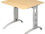 HAMMERBACHER höhenverstellbarer Schreibtisch VFS08/3/S ahorn