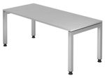HAMMERBACHER höhenverstellbarer Schreibtisch VJS19/5/S lichtgrau