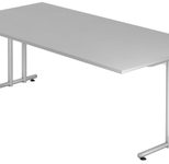 HAMMERBACHER Schreibtisch VNS2E/5/S lichtgrau