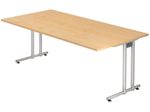 HAMMERBACHER Schreibtisch VNS2E/3/S ahorn