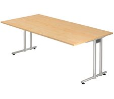 HAMMERBACHER Schreibtisch VNS2E/3/S ahorn