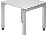 HAMMERBACHER höhenverstellbarer Schreibtisch VJS08/W/S weiß