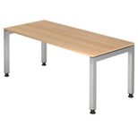 HAMMERBACHER höhenverstellbarer Schreibtisch VJS19/E/S eiche