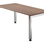 HAMMERBACHER höhenverstellbarer Schreibtisch VJS16/N/S nussbaum