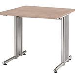 HAMMERBACHER Schreibtisch VNS08/N/S nussbaum