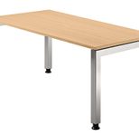 HAMMERBACHER höhenverstellbarer Schreibtisch VJS16/6/S buche