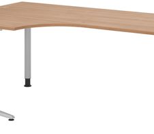 HAMMERBACHER Schreibtisch VBS82/N/S nussbaum