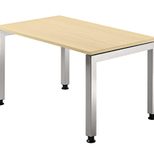 HAMMERBACHER höhenverstellbarer Schreibtisch VJS12/3/S ahorn