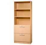 HAMMERBACHER Regalschrank 7300 RE, V7300/6/6/RE buche