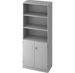 HAMMERBACHER Regalschrank V6770, V6770/5/5/SG lichtgrau
