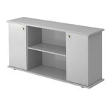 HAMMERBACHER Sideboard SB2T, VSB2T/5/5/SG lichtgrau