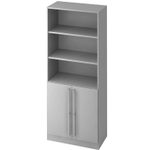 HAMMERBACHER Regalschrank 7700 NU, V7700/5/5/NU lichtgrau