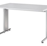 HAMMERBACHER Schreibtisch VNS12/5/S lichtgrau