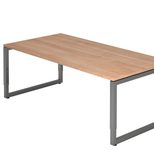 HAMMERBACHER höhenverstellbarer Schreibtisch VRS2E/N/G nussbaum