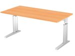 HAMMERBACHER höhenverstellbarer Schreibtisch VUS16/6/S buche