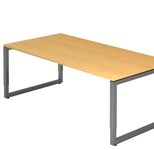 HAMMERBACHER höhenverstellbarer Schreibtisch VRS2E/6/G buche