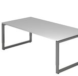 HAMMERBACHER höhenverstellbarer Schreibtisch VRS2E/5/G lichtgrau