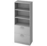 HAMMERBACHER Regalschrank 7300 NU, V7300/5/5/NU lichtgrau