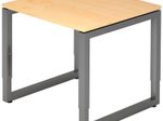 HAMMERBACHER höhenverstellbarer Schreibtisch VRS08/3/G ahorn