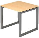 HAMMERBACHER höhenverstellbarer Schreibtisch VRS08/3/G ahorn