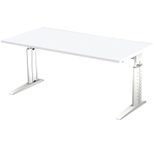 HAMMERBACHER höhenverstellbarer Schreibtisch VUS16/W/W weiß