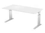 HAMMERBACHER höhenverstellbarer Schreibtisch VUS16/5/S lichtgrau