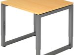 HAMMERBACHER höhenverstellbarer Schreibtisch VRS08/6/G buche