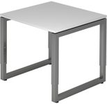 HAMMERBACHER höhenverstellbarer Schreibtisch VRS08/5/G lichtgrau