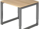 HAMMERBACHER höhenverstellbarer Schreibtisch VRS08/E/G eiche