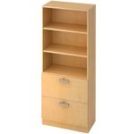 HAMMERBACHER Regalschrank 7300 NU, V7300/3/3/NU ahorn