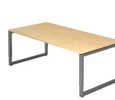 HAMMERBACHER höhenverstellbarer Schreibtisch VRS2E/3/G ahorn