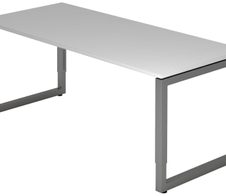 HAMMERBACHER höhenverstellbarer Schreibtisch VRS19/5/G lichtgrau