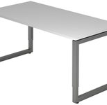 HAMMERBACHER höhenverstellbarer Schreibtisch VRS16/5/G lichtgrau