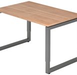 HAMMERBACHER höhenverstellbarer Schreibtisch VRS12/N/G nussbaum