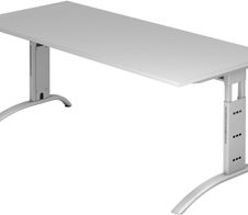 HAMMERBACHER höhenverstellbarer Schreibtisch VFS19/5/S lichtgrau