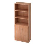 HAMMERBACHER Regalschrank V6770, V6770/N/N/SG nussbaum