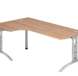 HAMMERBACHER Schreibtisch VFS82/N/S nussbaum