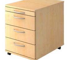 HAMMERBACHER Rollcontainer V1606/3/3/BO ahorn