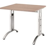 HAMMERBACHER höhenverstellbarer Schreibtisch VFS08/N/S nussbaum