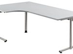 HAMMERBACHER Schreibtisch VNS82/5/S lichtgrau