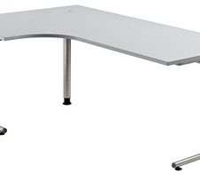 HAMMERBACHER Schreibtisch VNS82/5/S lichtgrau