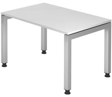 HAMMERBACHER höhenverstellbarer Schreibtisch VJS12/W/S weiß