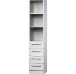 HAMMERBACHER Regalschrank 7600 RE, V7600/5/5/RE lichtgrau