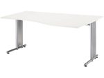 HAMMERBACHER Schreibtisch VNS18/W/S weiß