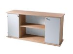 HAMMERBACHER Sideboard SB2T, VSB2T/N/S/SG nussbaum, silber