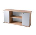 HAMMERBACHER Sideboard SB2T, VSB2T/N/S/SG nussbaum, silber