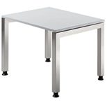 HAMMERBACHER höhenverstellbarer Schreibtisch VJS08/5/S lichtgrau